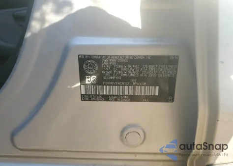 2015 Toyota Rav4 Xle from USA, damaged, VIN 2T3RFREV1FW238152